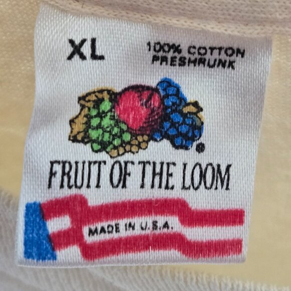 Vintage Maine Tee Made in USA Fruit of the Loom XL Lobster Boil Moose Bear - Picture 3 of 7